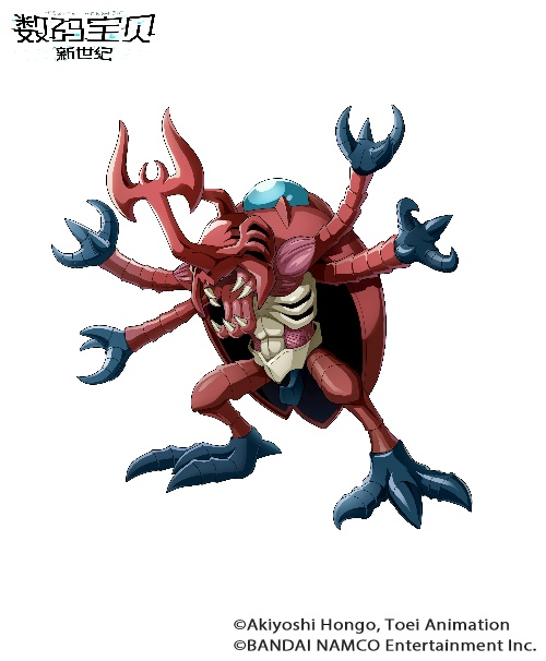 数码宝贝情报丨小型雷电攻击!甲虫兽进化体系技能介绍